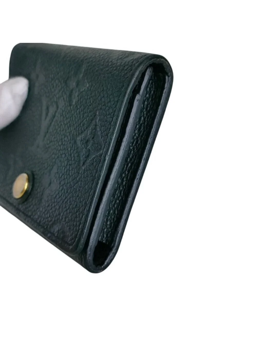 Louis Vuitton Monogram Empreinte Envelope Business Card Holder Case Noir Black
